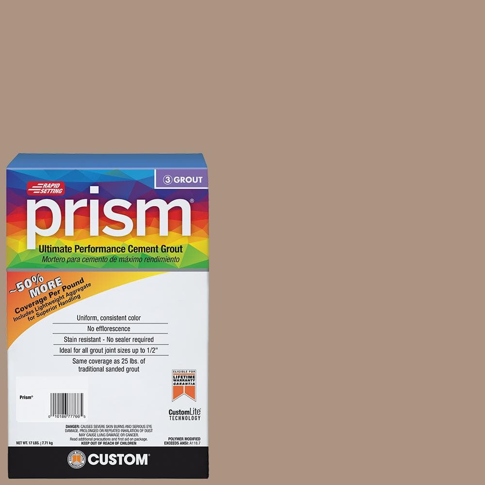Prism #135 Mushroom 17 lb. Ultimate Performance Grout - Hercitys