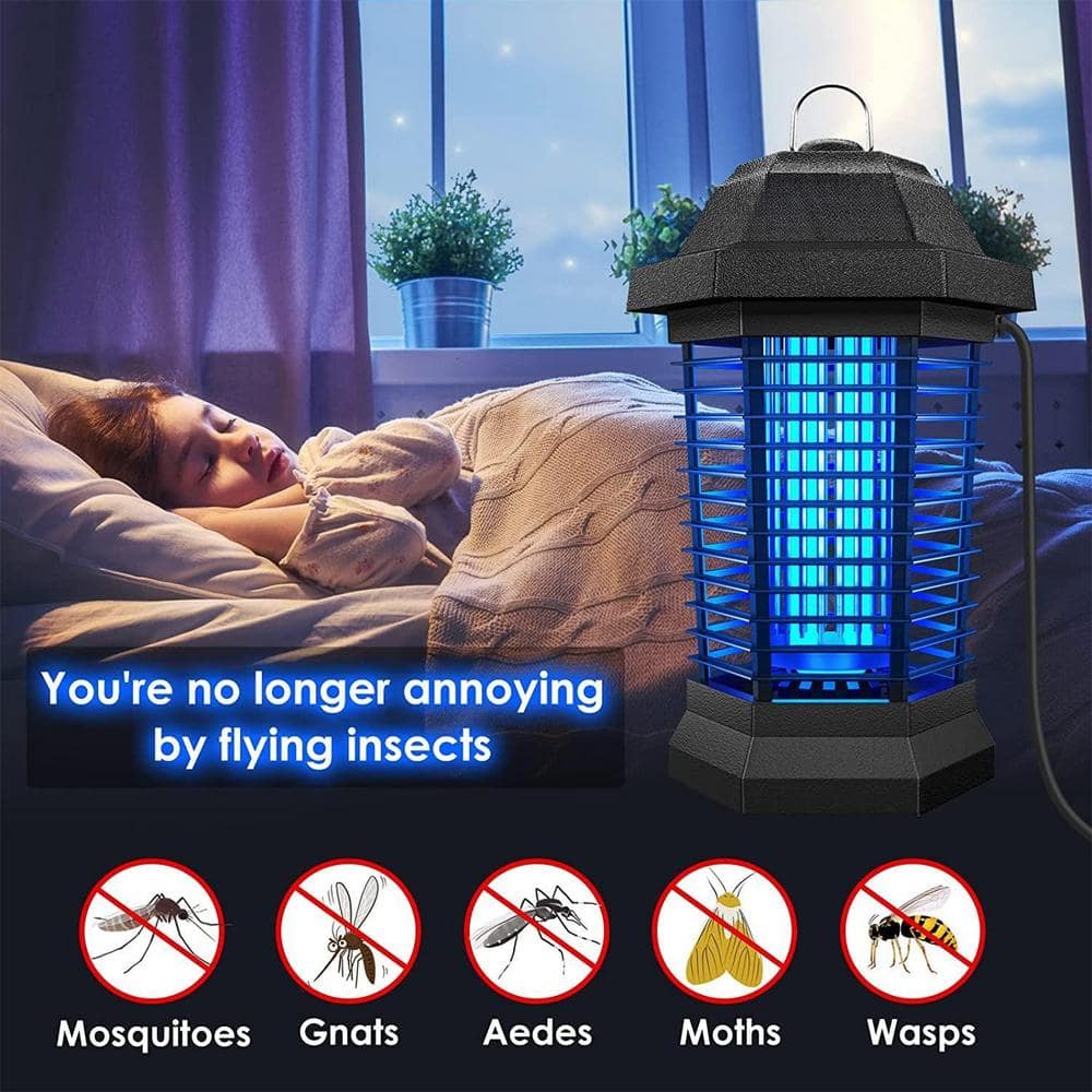 Bug Zapper Outdoor Electric, Mosquito Zapper, Fly Traps, Fly Zapper, Mosquito Killer Outdoor Indoor, Repellent - Hercitys