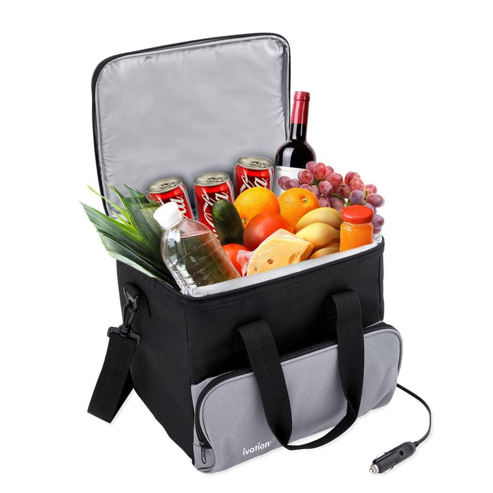 Portable Electric Cooler Bag, 15L Soft Side Thermoelectric Portable Cooler - Hercitys