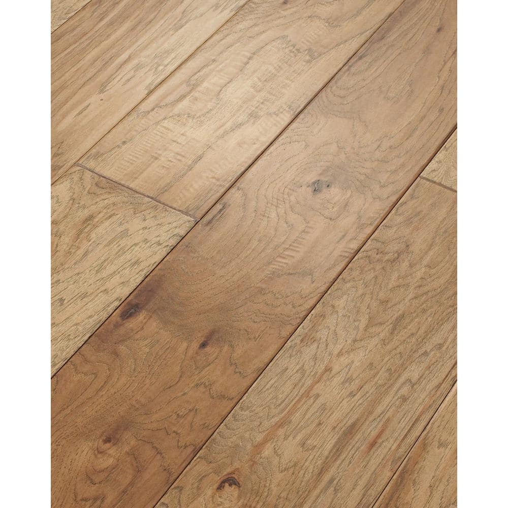 Olympia Cider Hickory 3/8 In. T X 6.3 in. W Tongue and Groove Scraped Engineered Hardwood Flooring (30.48 sq.ft./case) - Hercitys