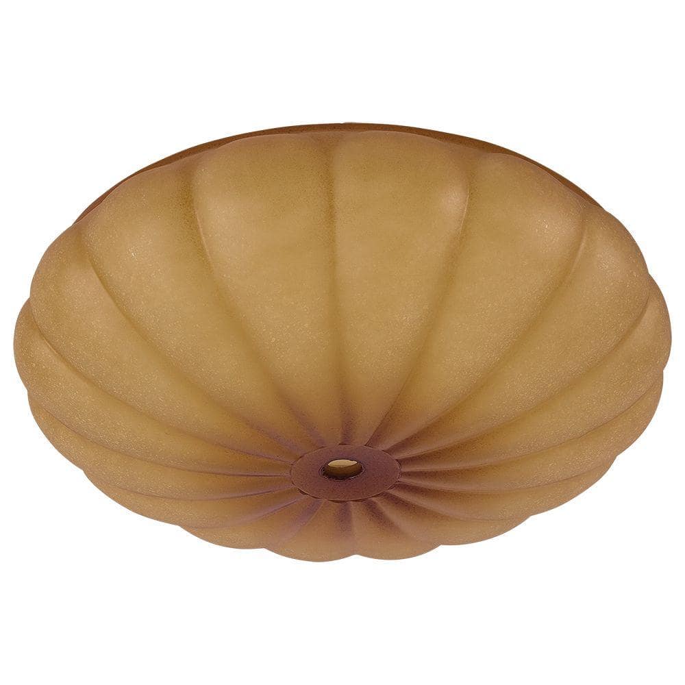 Chateau 54 in. De Ville Walnut Ceiling Fan Replacement Aged Champagne Glass Bowl - Hercitys