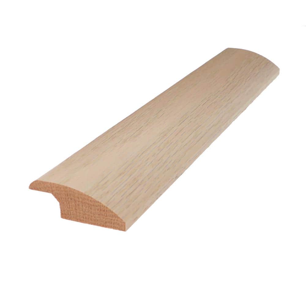 Elof 0.38 in. T x 2 in. W x 78 in. L Matte Overlap Wood Reducer - Hercitys