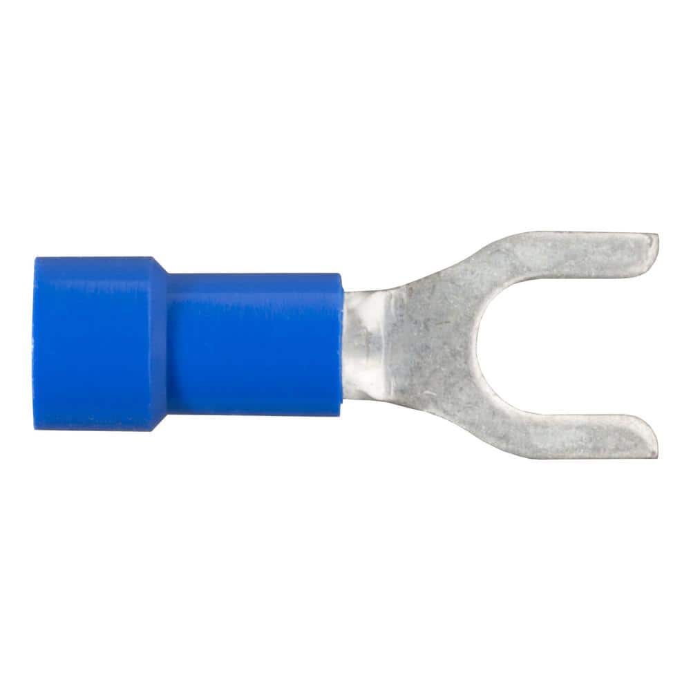 Spade Terminals (16-14 Wire Gauge, #10 Stud Size, 100-Pack) - Hercitys