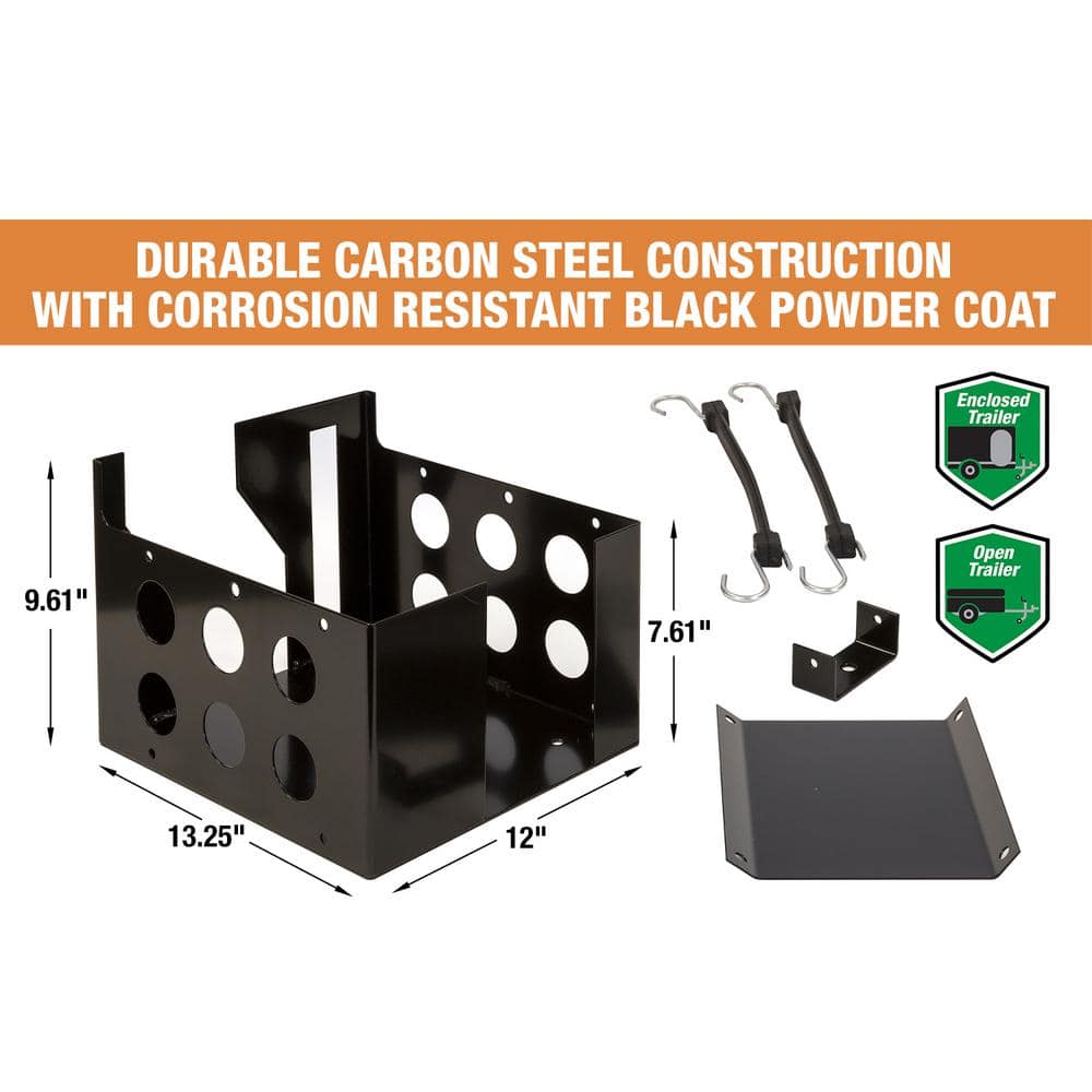 Landscape Trailer Multiuse Rack Holder for Chainsaws, or Hedge Trimmers - Hercitys