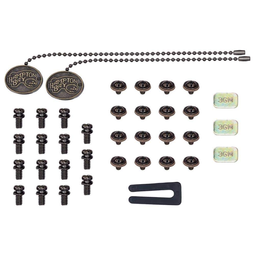 Replacement Mounting Hardware for Eastvale 52 in. Berre Walnut Ceiling Fan (Loose Pack) - Hercitys