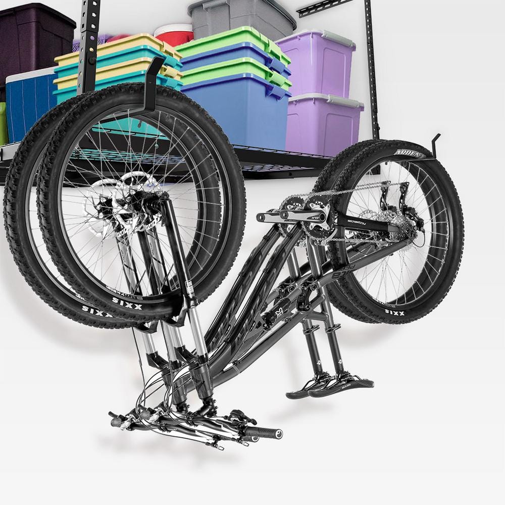 Accessory Hook for Overhead Garage Storage Rack in Black - Hercitys