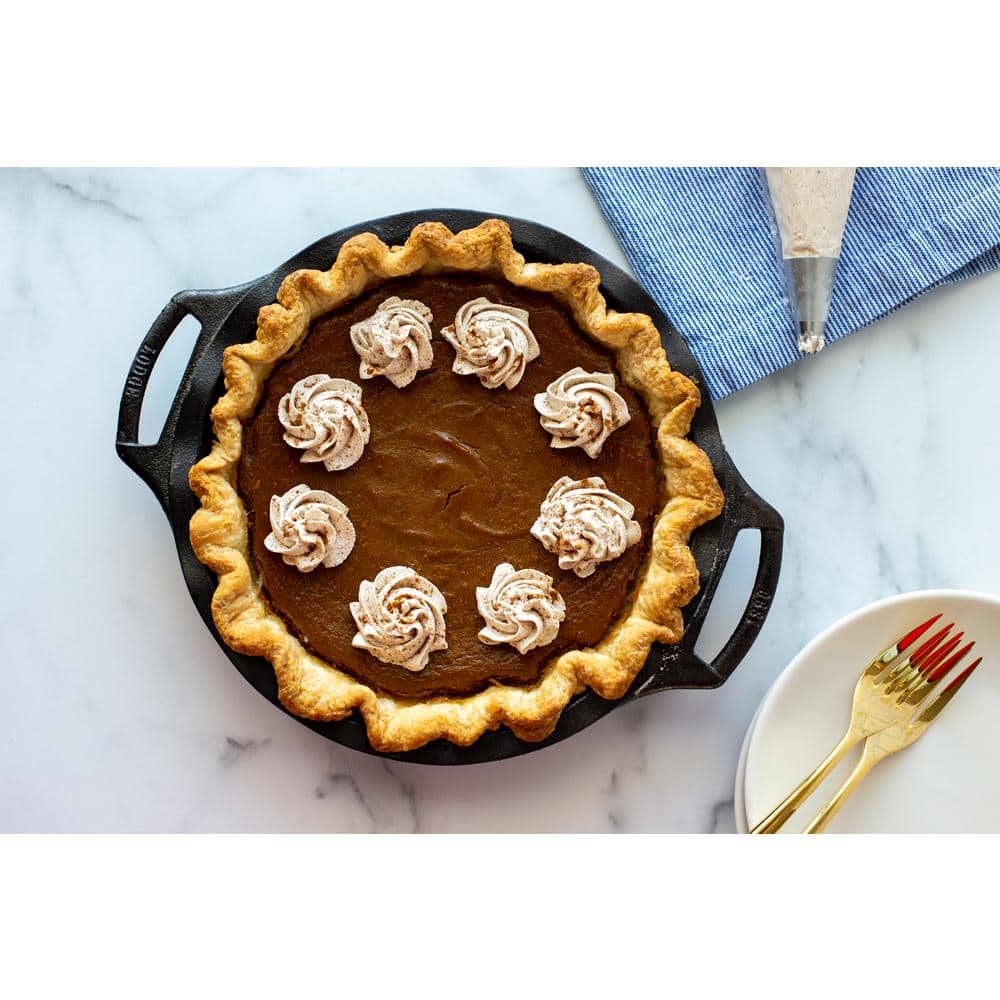 9.5 in. Cast Iron Pie Pan - Hercitys