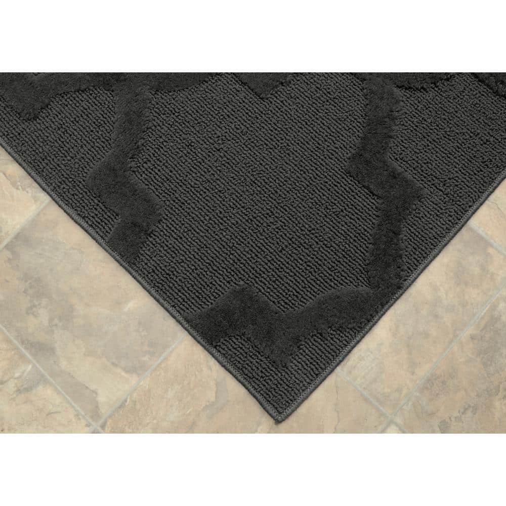 Quatro Cinder Gray 9 ft. x 12 ft. Area Rug - Hercitys