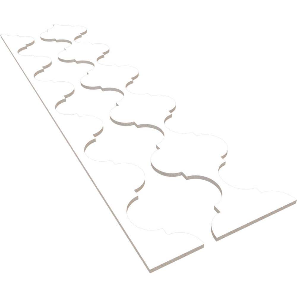 Marrakesh 47 in. H x 0.375 in. W Slatwall Panels in PVC 12-Pack - Hercitys