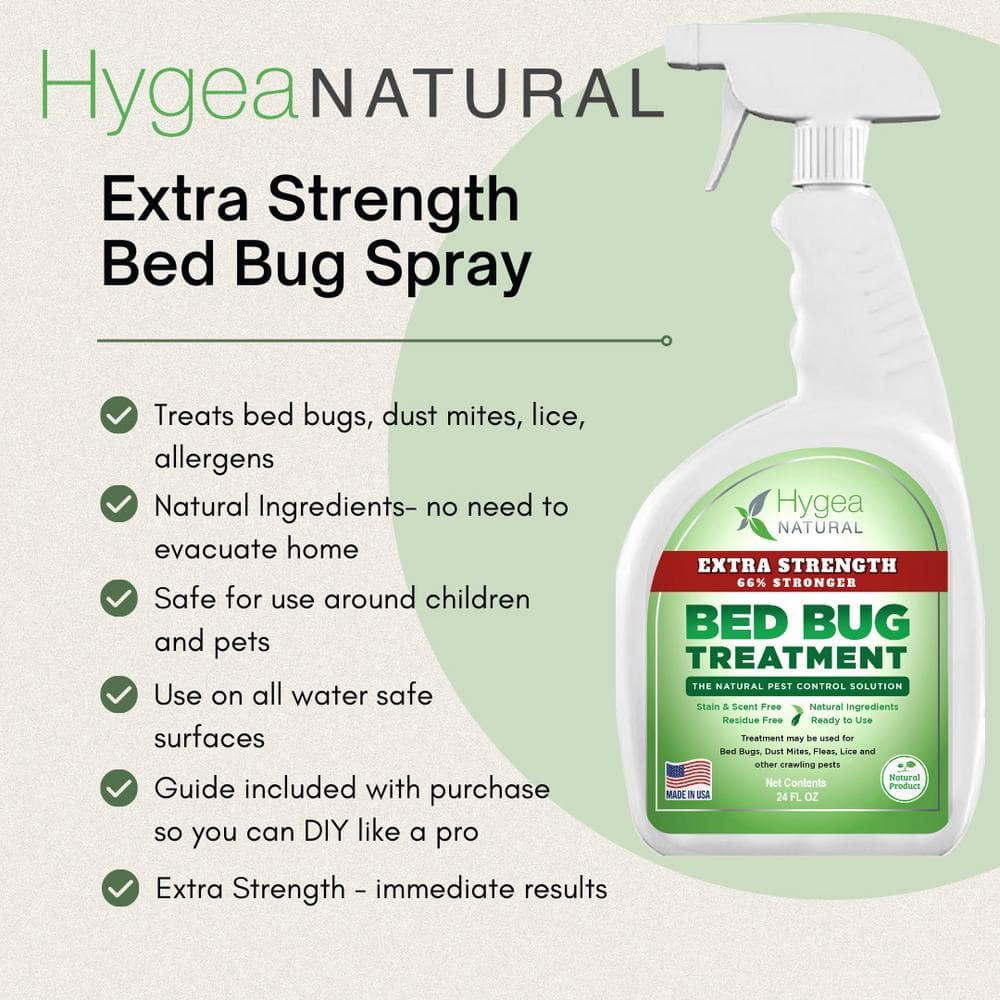 Mite and Bed bug Extra Strength Kit,Odorless,Non Toxic- Includes Bed Bug Spray & TSA approved Travel Spray Insect Killer - Hercitys