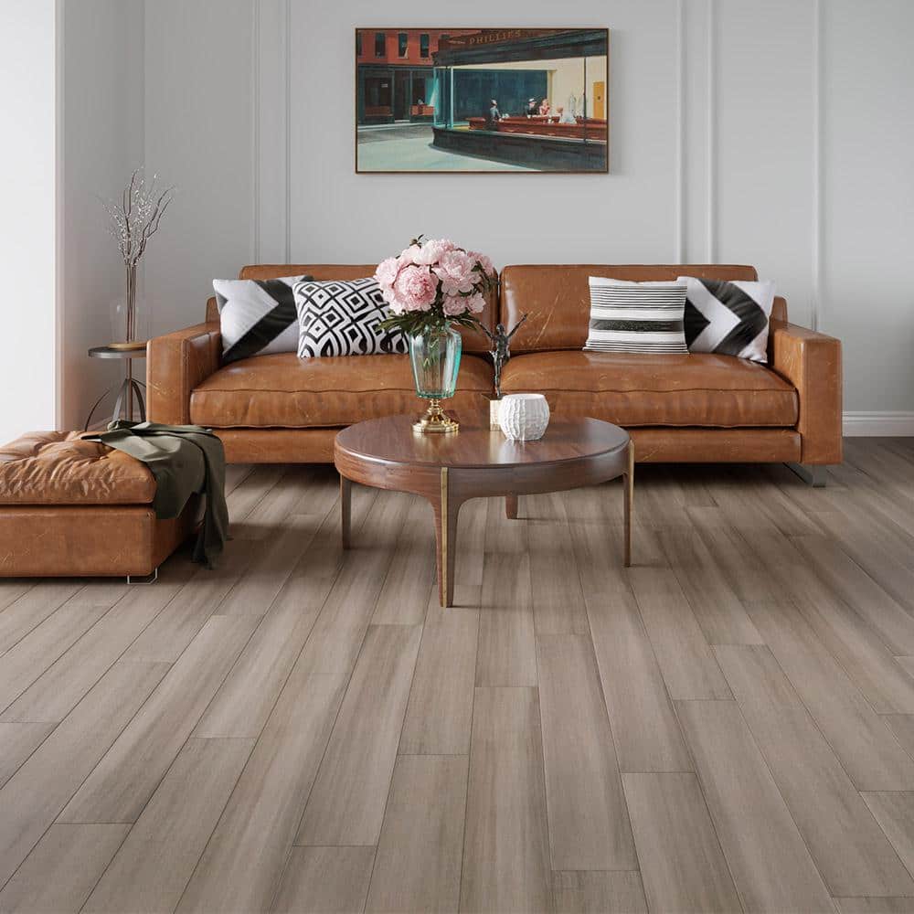 Strand Woven Crescent Luna 7/16 in. T x 5 in. W x 36 in. L Click Lock Engineered Bamboo Flooring (24.75 sq.ft./case) - Hercitys