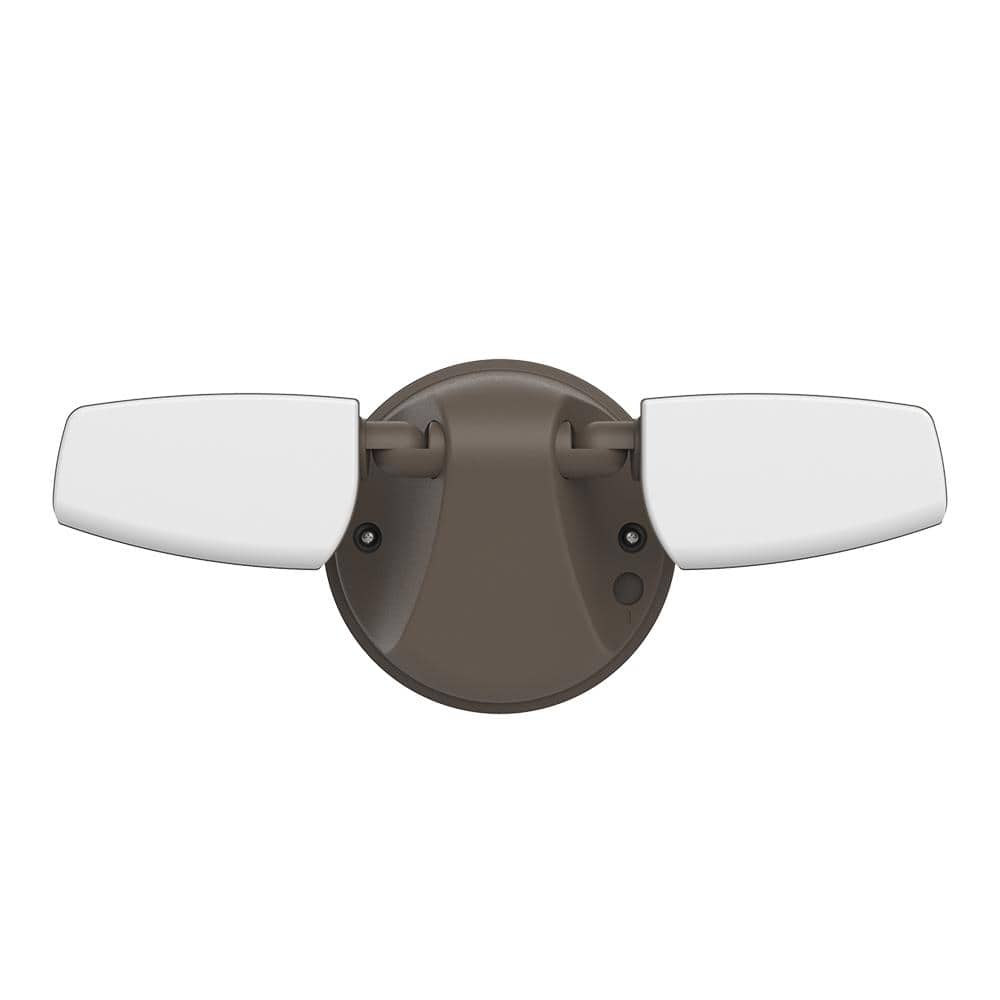 ESF 15-Watt 4000K Bronze Outdoor Integrated LED Dusk to Dawn Flood Light - Hercitys