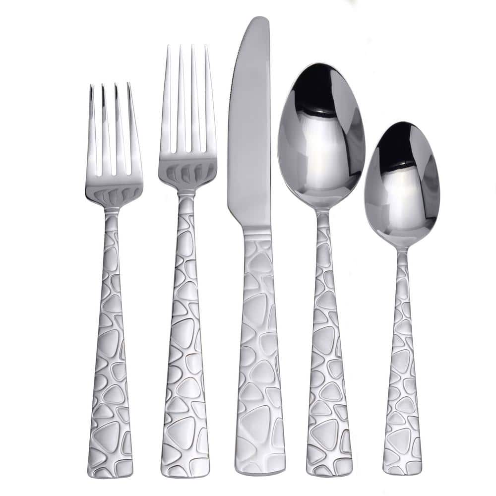 Tilly 20-pc Flatware Set. Service for 4, Stainless Steel, 18/0 - Hercitys