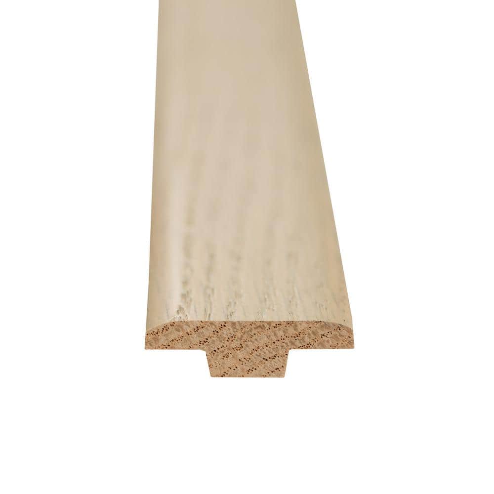Beach Buff 0.37 in. Thick x 1.24 in. Wide x 78 in. Length Luxury T-Molding  Trim - Hercitys