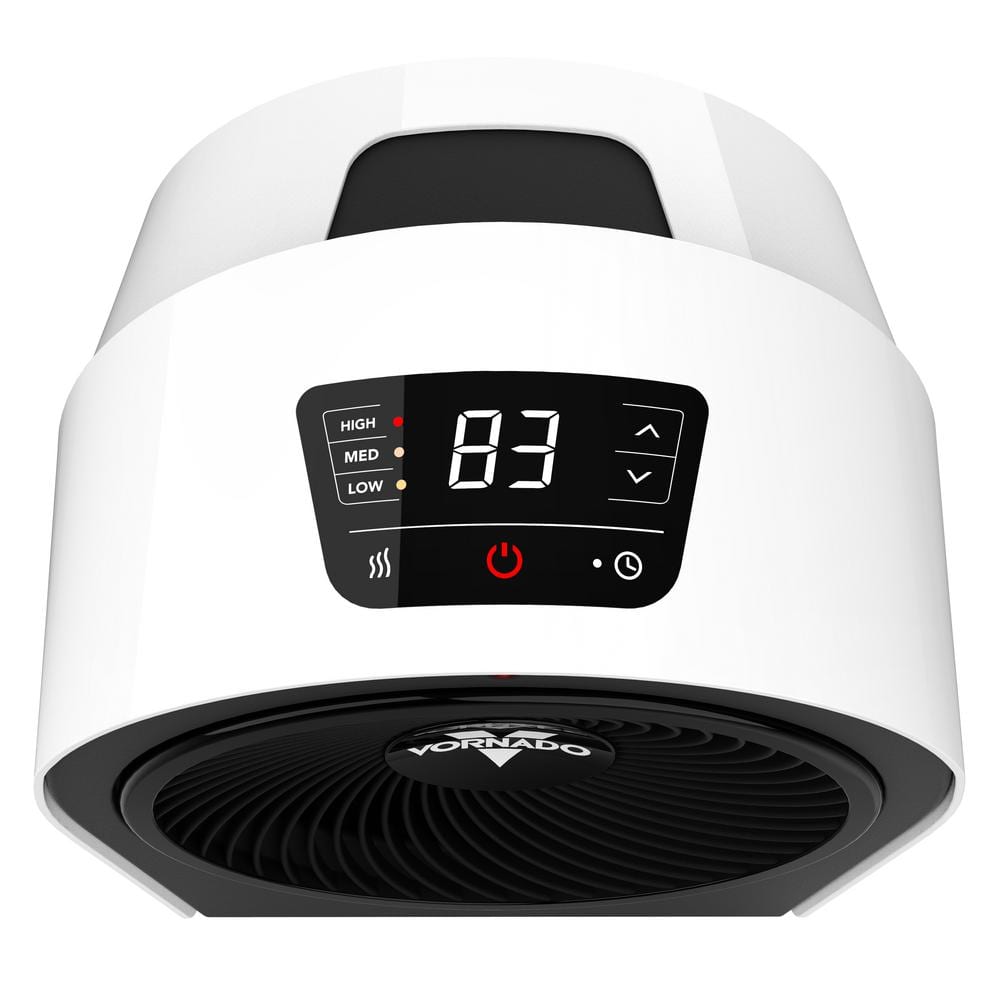 Velocity 3R 1500-Watt 5118 BTU Electric Whole Room Fan Space Heater with Timer in White - Hercitys
