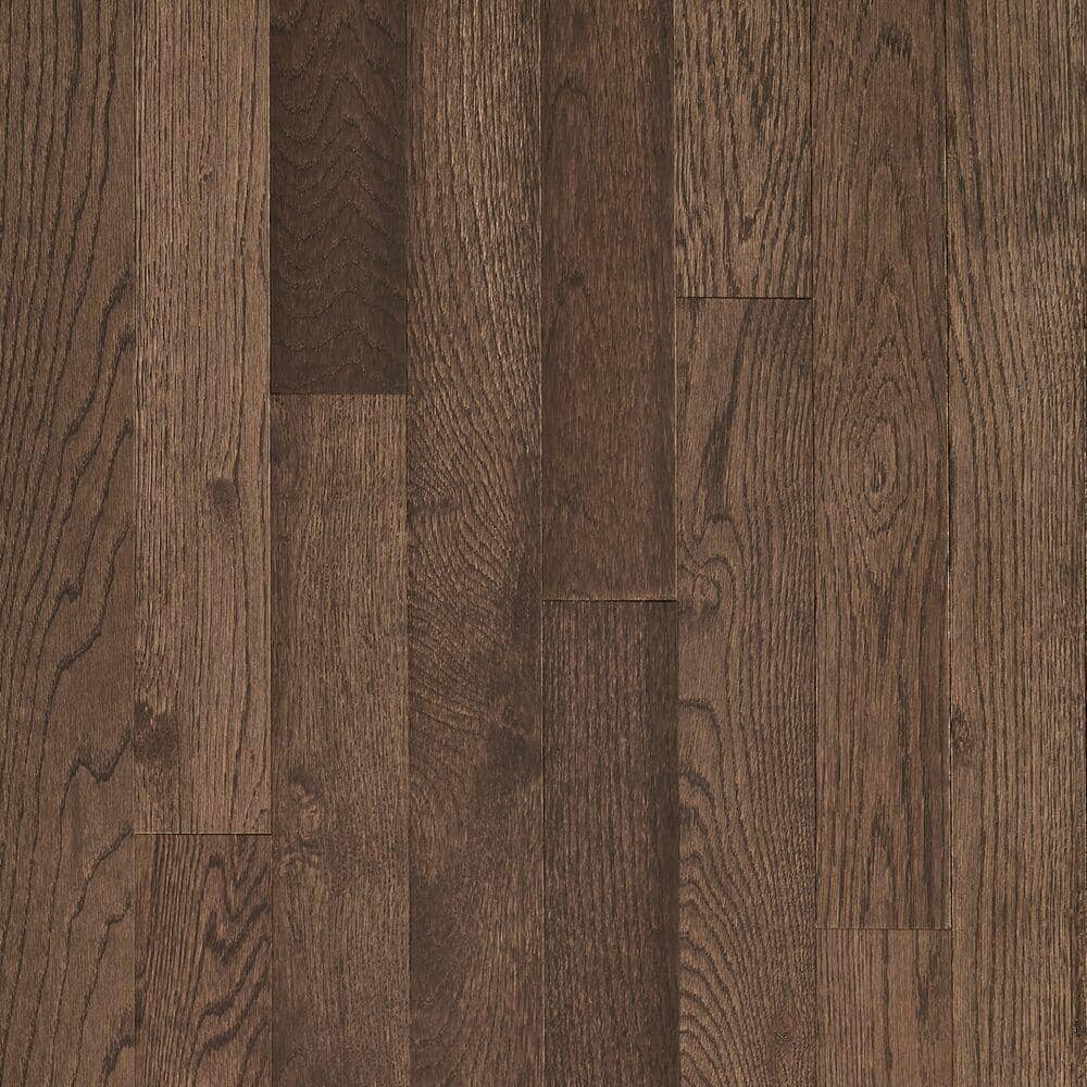 Plano Mocha Oak 3/4 in. T x 2-1/4 in. W Smooth Solid Hardwood Flooring (20 sq.ft./ctn) - Hercitys