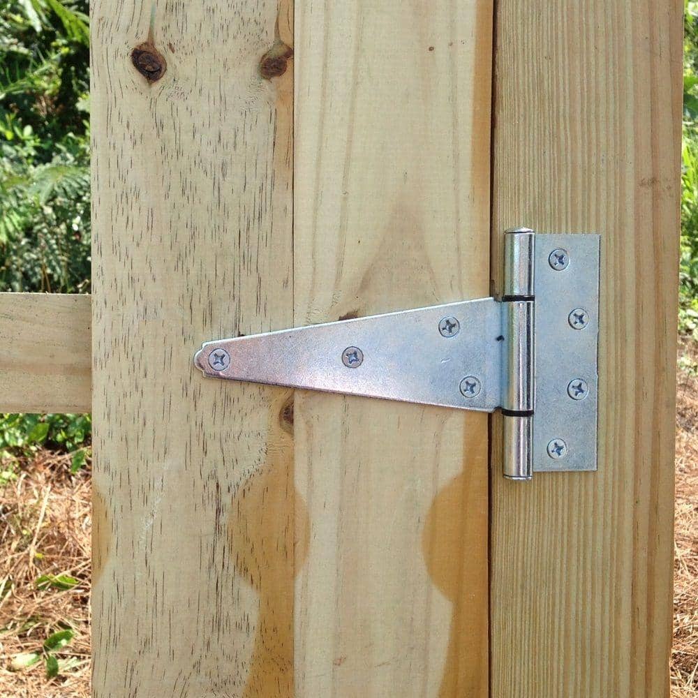 Standard Galvanized Gate Tee Hinge, Latch and Pull Set - Hercitys