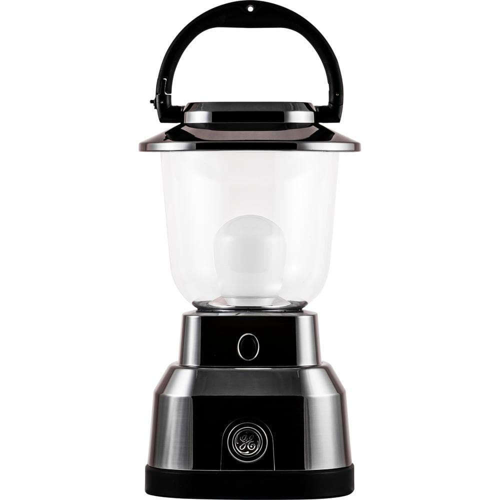 Battery Operated LED Nickel Plated Lantern - Hercitys