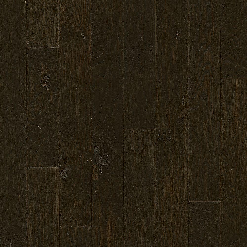 Plano Espresso Oak 3/4 in. T x 3-1/4 in. W Scraped Solid Hardwood Flooring (22 sq.ft./ctn) - Hercitys