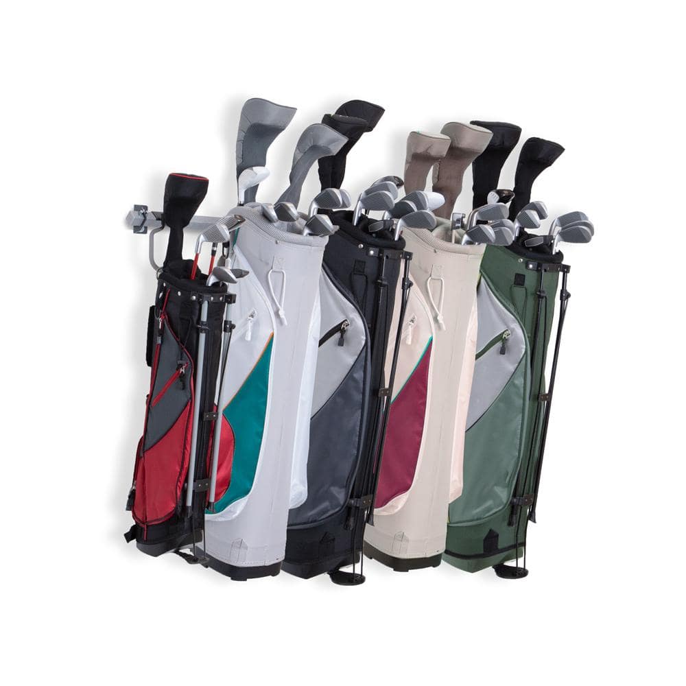 Powder Coat Steel 6-Bag Golf Bag Organizer - Hercitys
