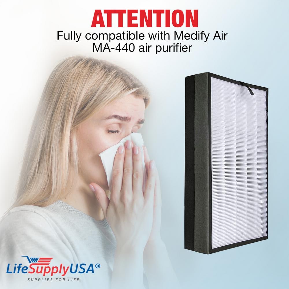 True HEPA Filter Replacement Compatible with HoMedics AT-OFL Tower Unit AT-PET01, AT-PET02, AR-25, AR-35, AR-45 - Hercitys