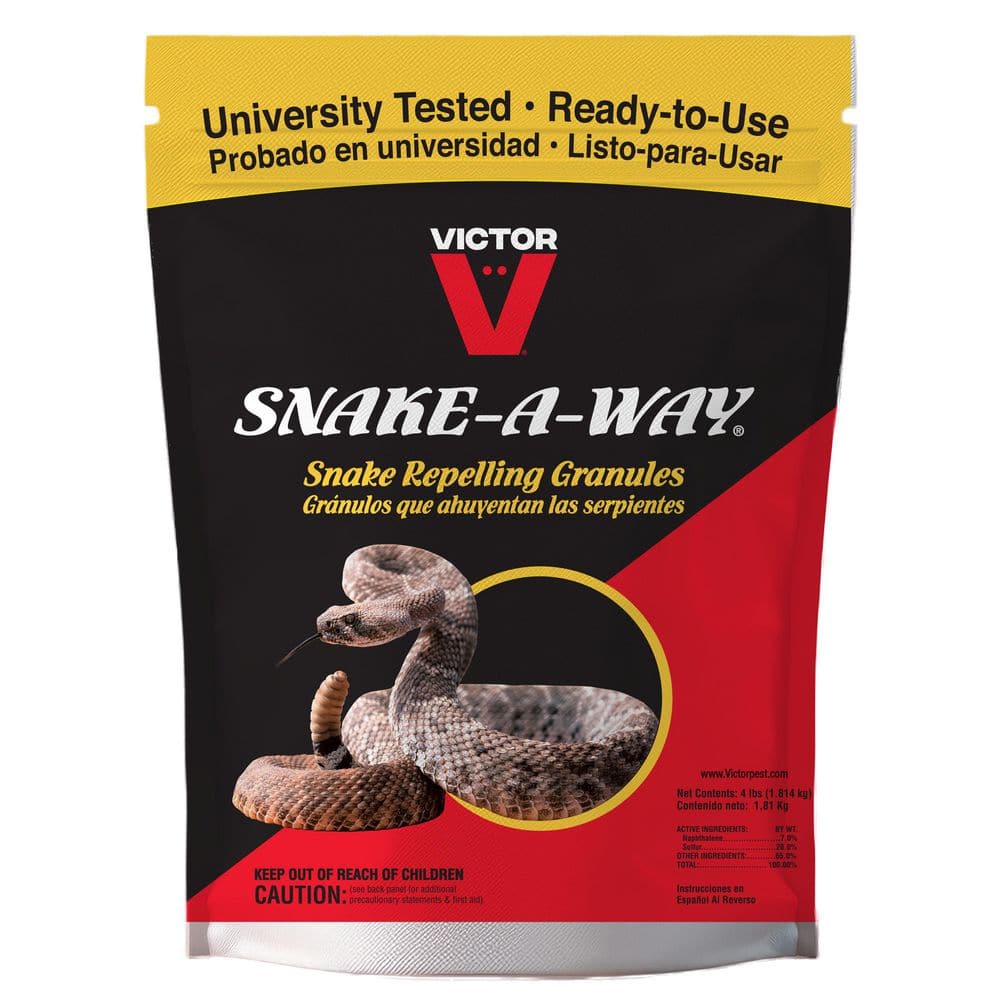 Snake-A-Way 4LB Repellent Granules for Garter & Rattlesnakes - Hercitys