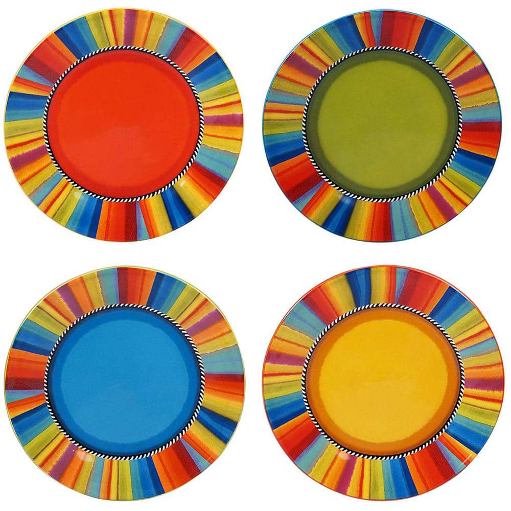 Sierra 16-Piece Seasonal Multicolored Earthenware Dinnerware Set (Service for 4) - Hercitys