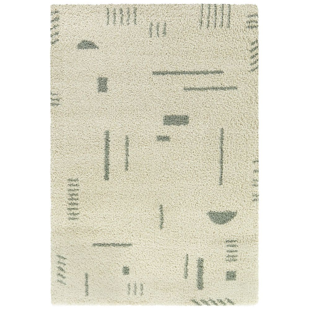Rupa Sage 5 ft. 3 in. x 7 ft. Tribal Area Rug - Hercitys