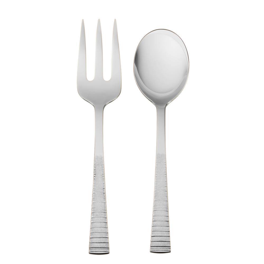 Kingwood 42-Piece 18/10 Stainless Steel Flatware Set - Hercitys