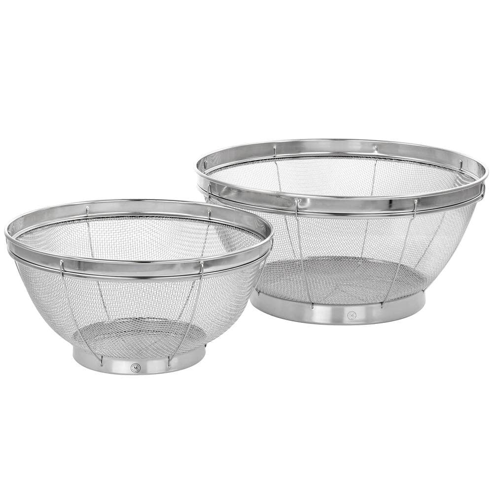 Stainless Steel 2-Piece Strainer Set - Hercitys