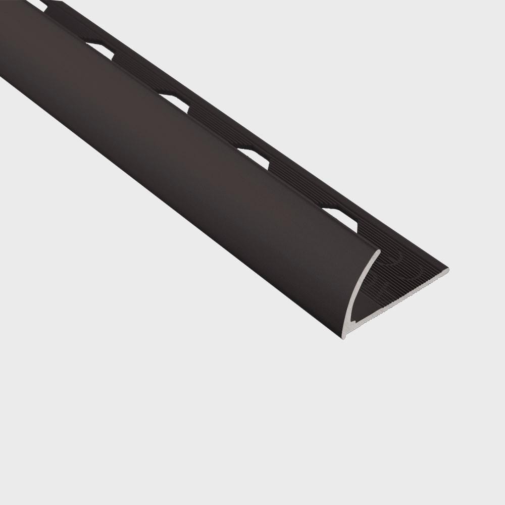 Novocanto Matt Black 1/2 in. x 98-1/2 in. Aluminum Tile Edging Trim - Hercitys