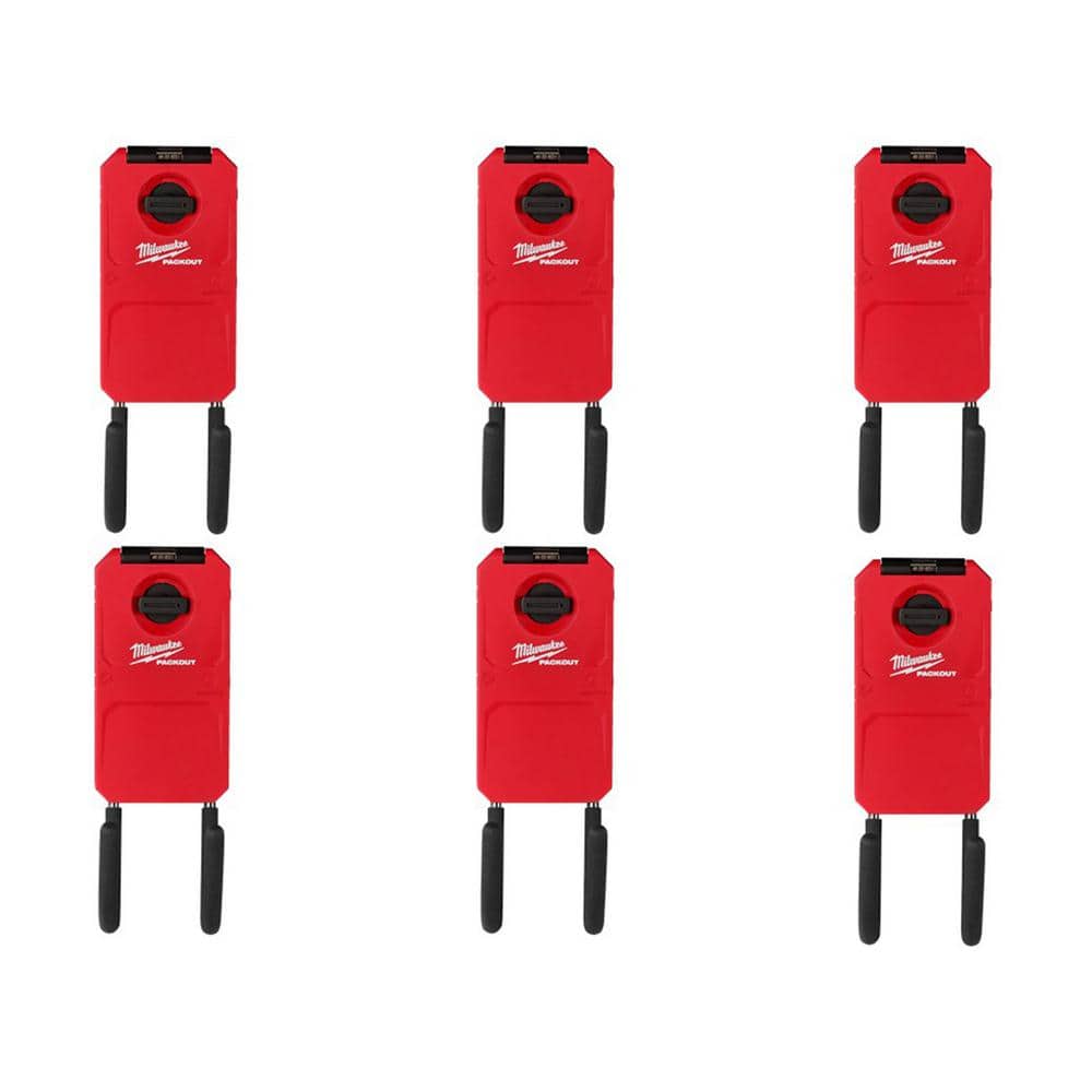 PACKOUT Curved Utility Hook (6-Pack) - Hercitys