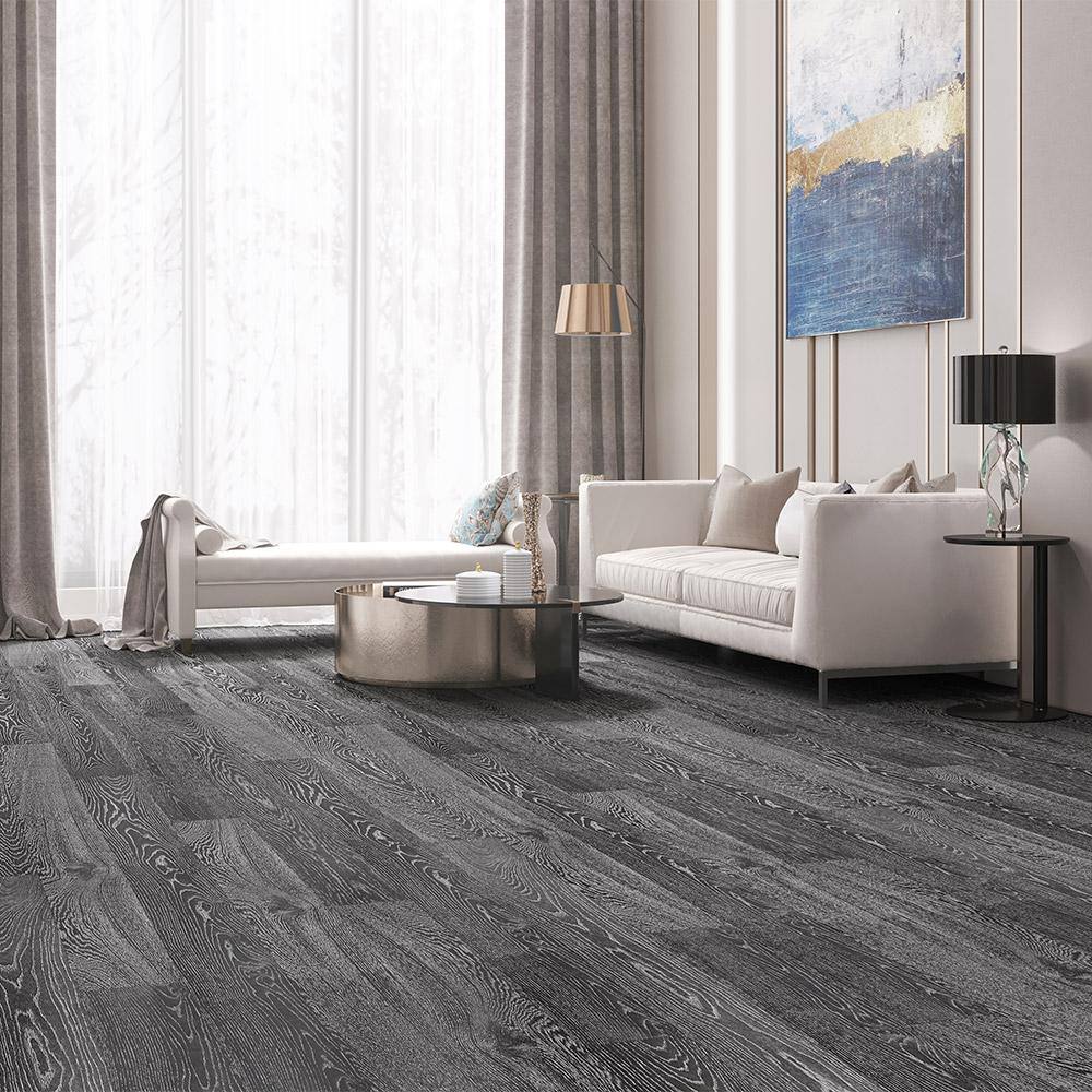 Majestic Marquee 1/4 in. T x 7.5 in. W Click Lock Wire Brushed Engineered Hardwood Flooring (23.32 sq.ft./case) - Hercitys