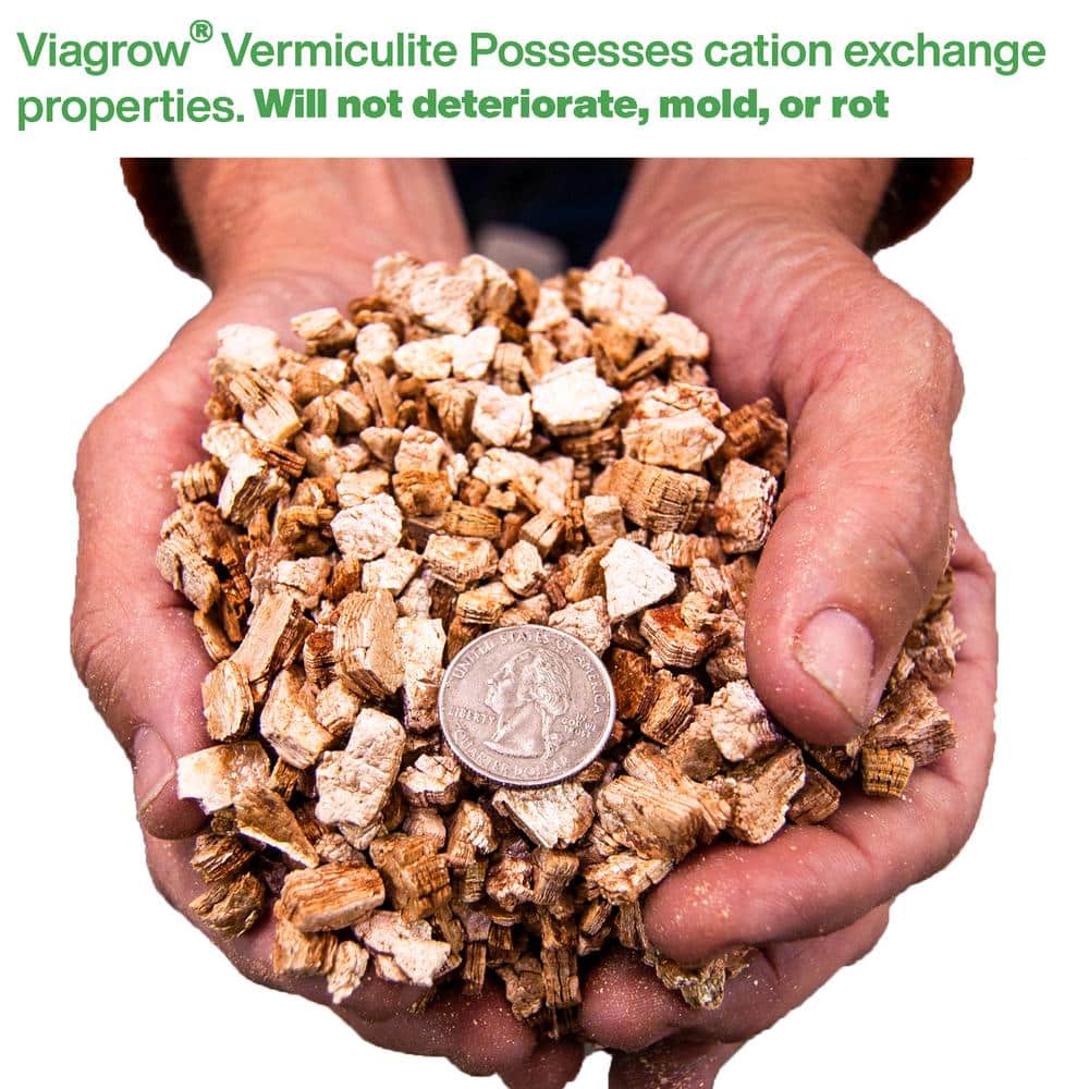 Vermiculite, Coarse and Chunky (4 cubic foot bag/25.71 US gallons/113 l) - Hercitys