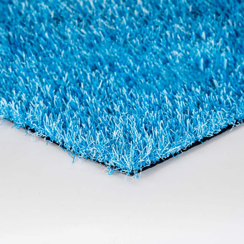 Caribbean Blue 12 ft. W x Cut to Length Artificial Grass Turf - Hercitys