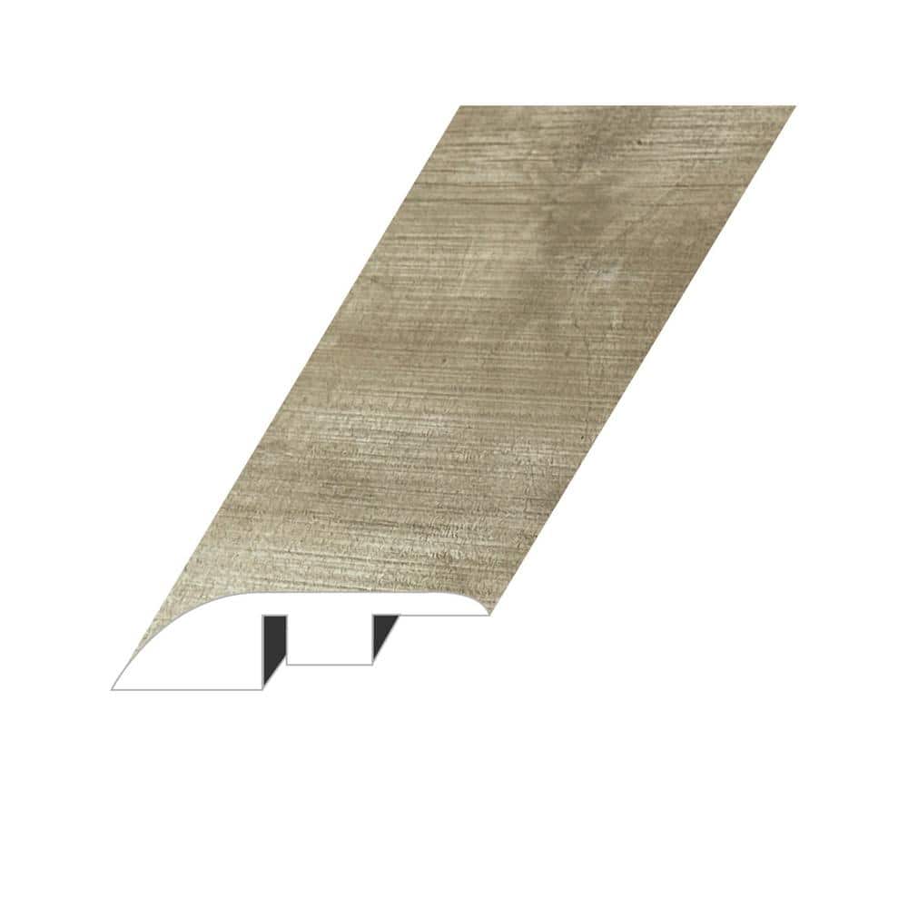 Summa Antique Pearl 0.6 in. Thick x 1.8 in. W x 94.5 in. L HDF Waterproof AC5 Laminate Reducer Molding - Hercitys