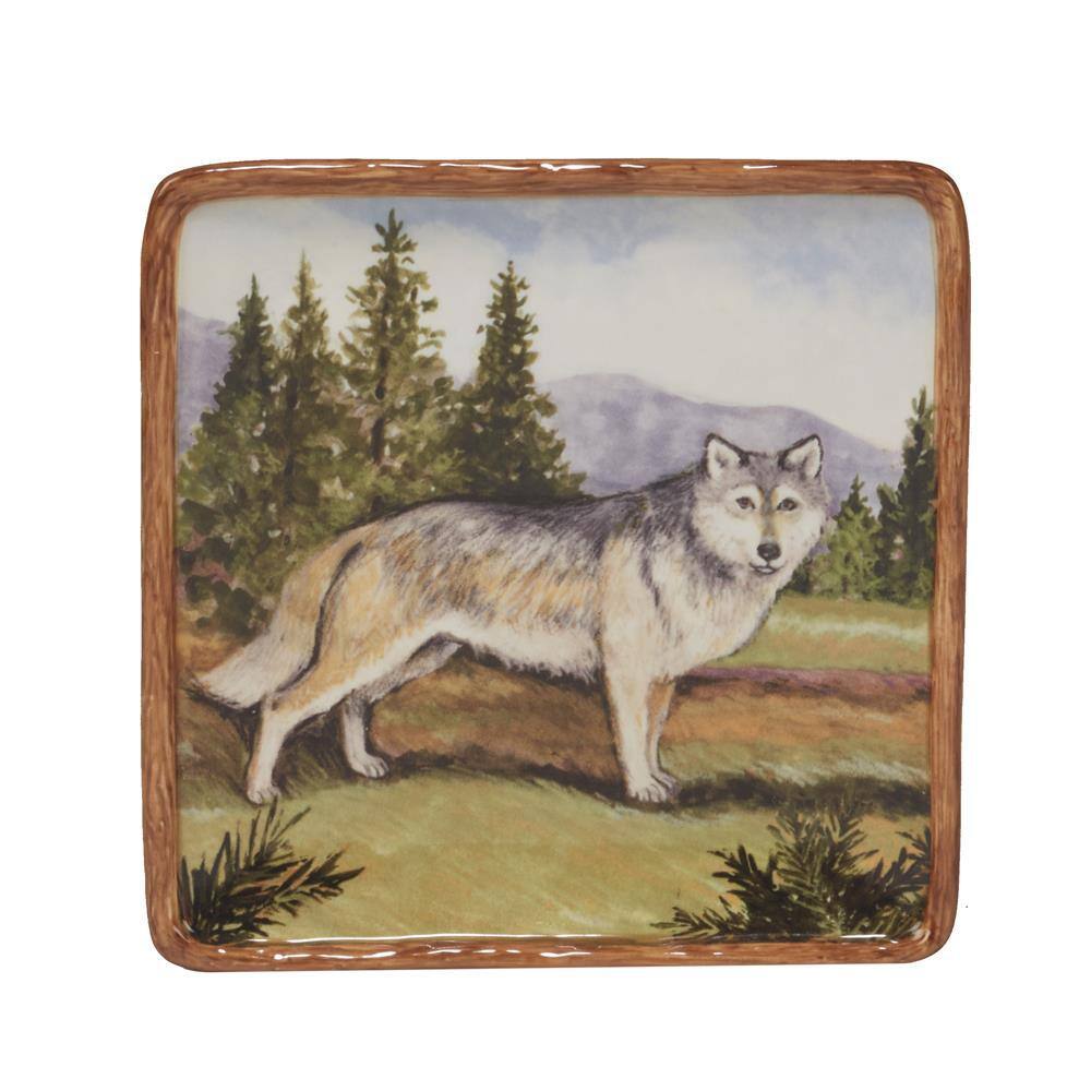 Mountain Summit Assorted Colors Canape Dessert Plates (Set of 4) - Hercitys