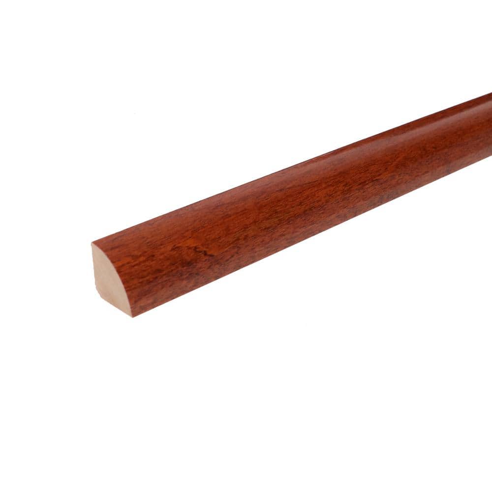 Quarter Round Matte Ember 0.75 in. T x 0.75 in. W x 78 in. L Hardwood Trim - Hercitys