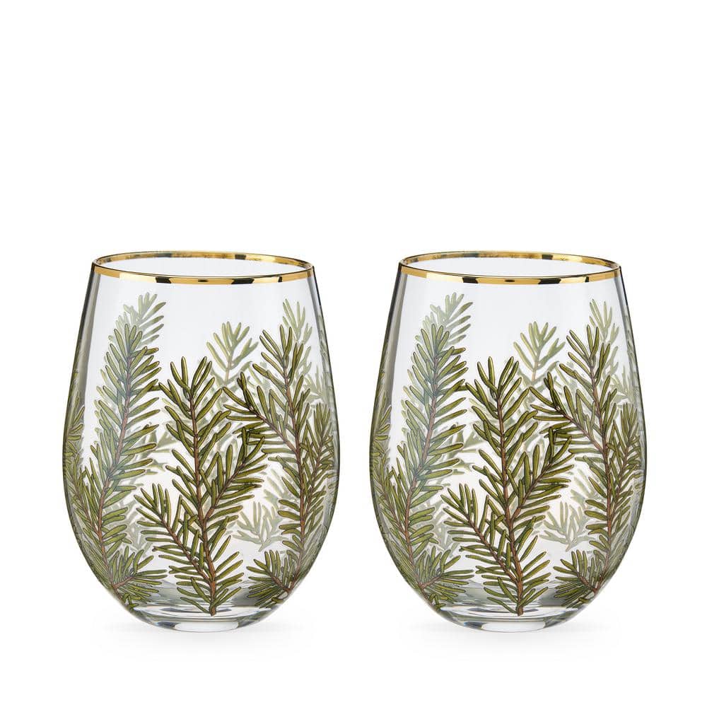 Woodland Stemless Wine Glass Set - Hercitys