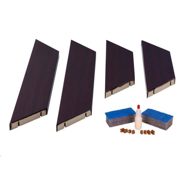 Dornish Mahogany 48 in. x 36 in. DIY Mirror Frame Kit Mirror Not Included - Hercitys