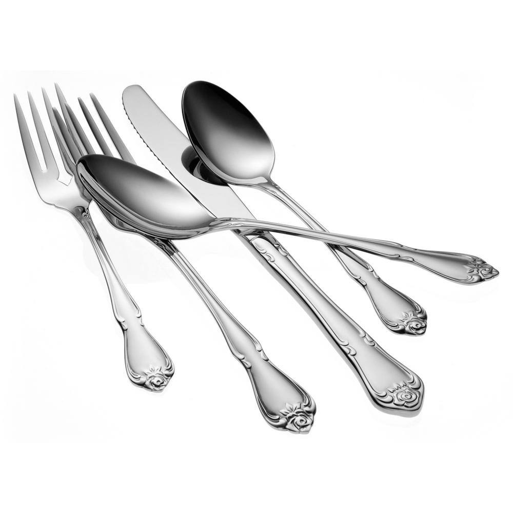 Arbor Rose 18/10 Stainless Steel Oyster/Cocktail Forks (Set of 36) - Hercitys