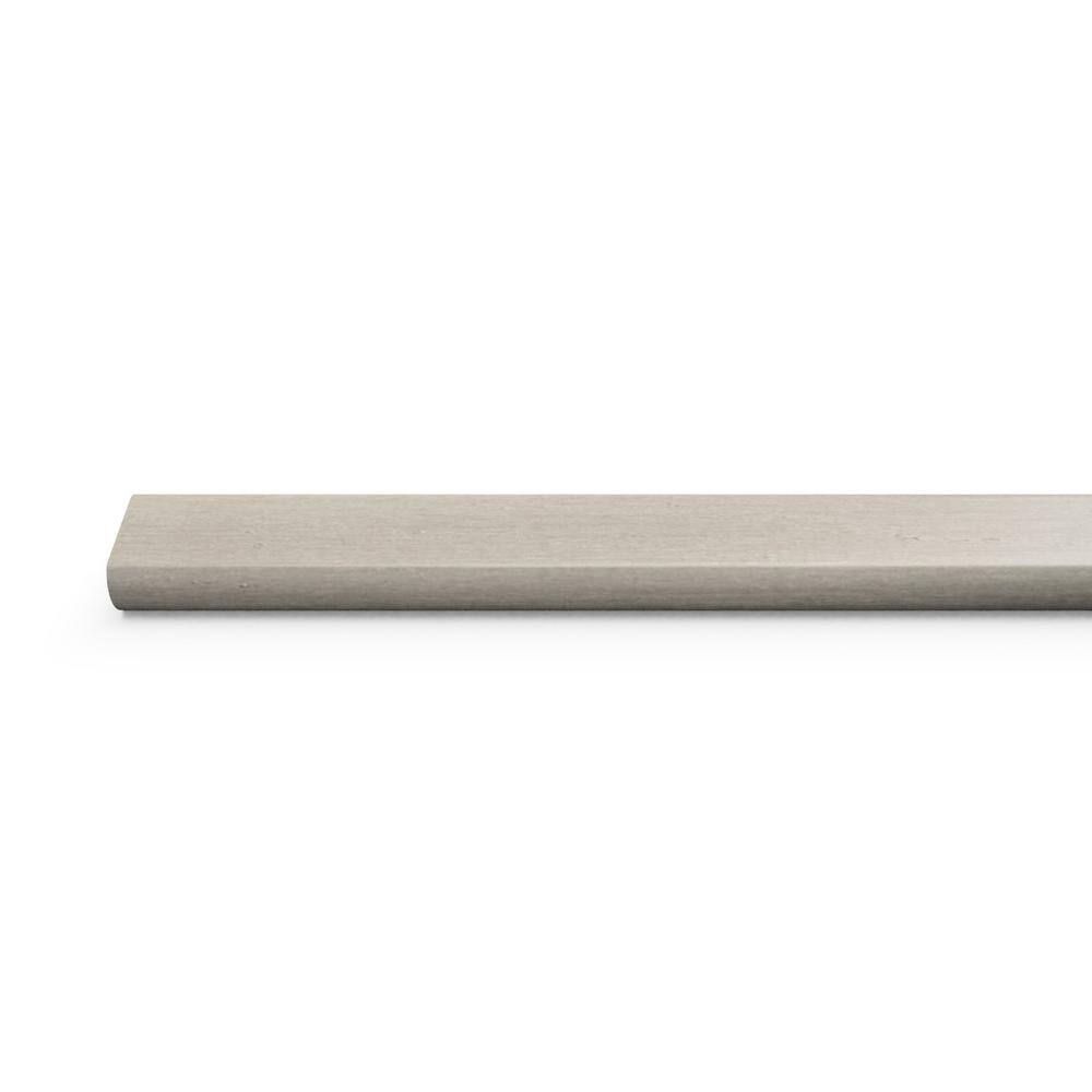 Winter Sky 0.45 in. Thick x 2 in. Width x 78 in. Length Overlap Stair Nose Molding - Hercitys