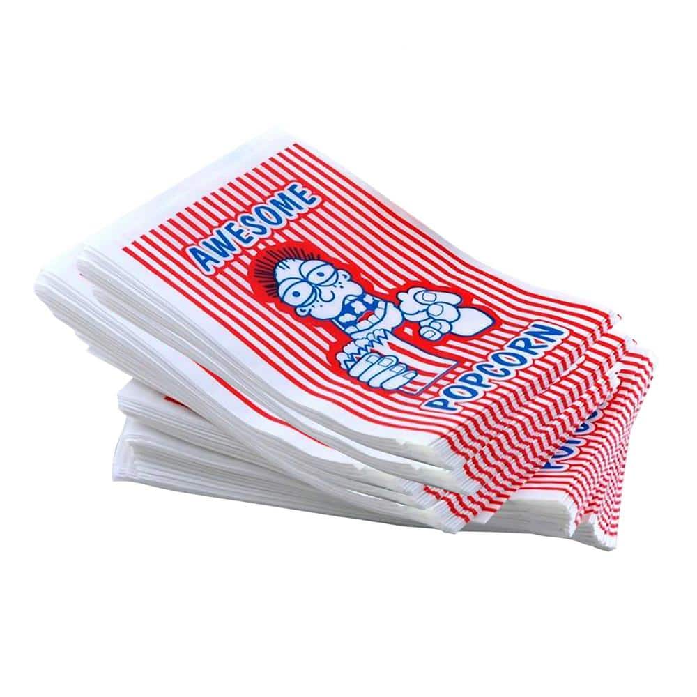Premium Grade Movie Theater Quality 2 oz. Movie Theater Popcorn Bags (Set of 100) - Hercitys