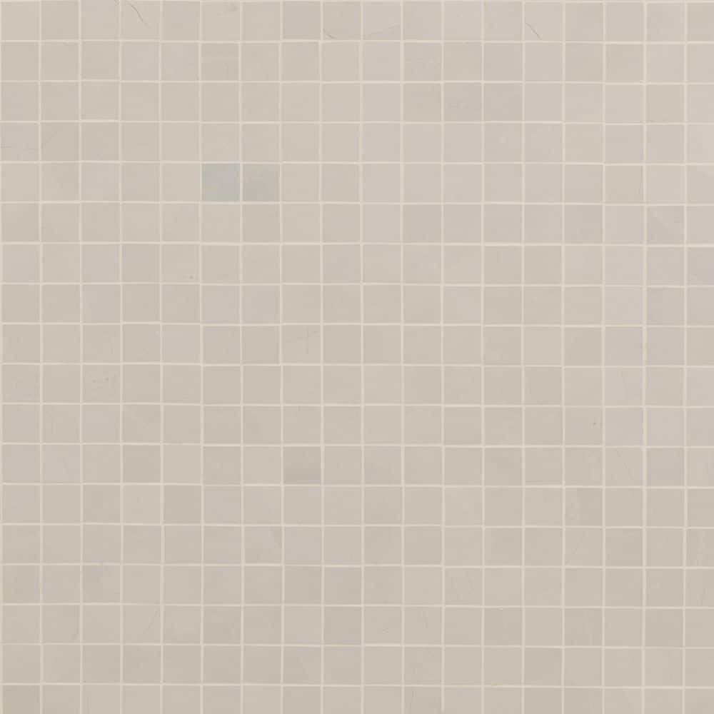 Madison Luna 2 in. Square 12 in. x 12 in. x 0.39 in. Matte Porcelain Mesh-Mounted Mosaic Tile (8 sq. ft./Case) - Hercitys