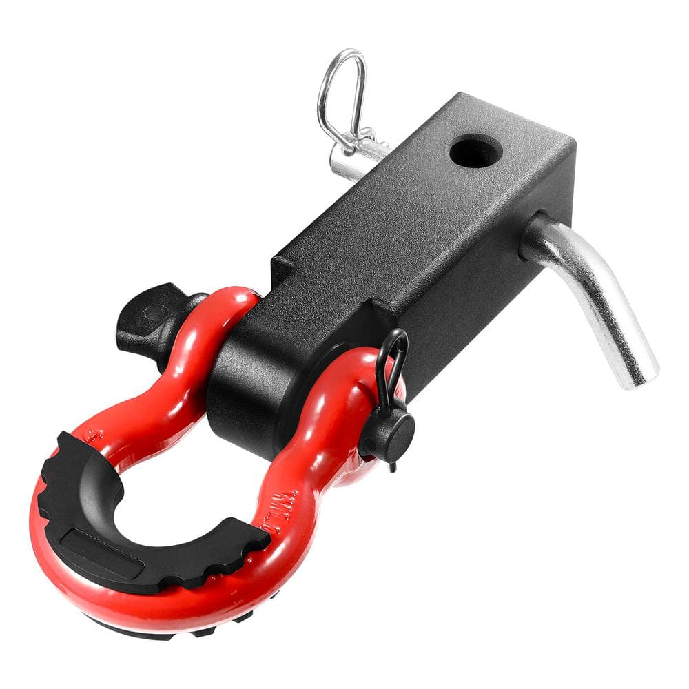 Shackle Hitch Receiver, Fits 2in. Receivers, 52900 lbs. Breaking Strength, D Ring Shackle - Hercitys