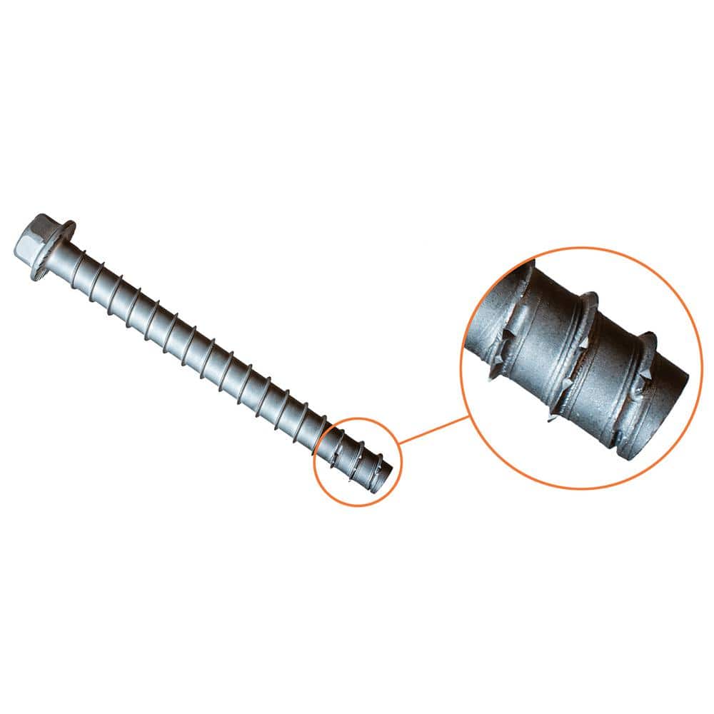 Titen HD 5/8 in. x 5 in. Type 316 Stainless-Steel Heavy-Duty Screw Anchor - Hercitys
