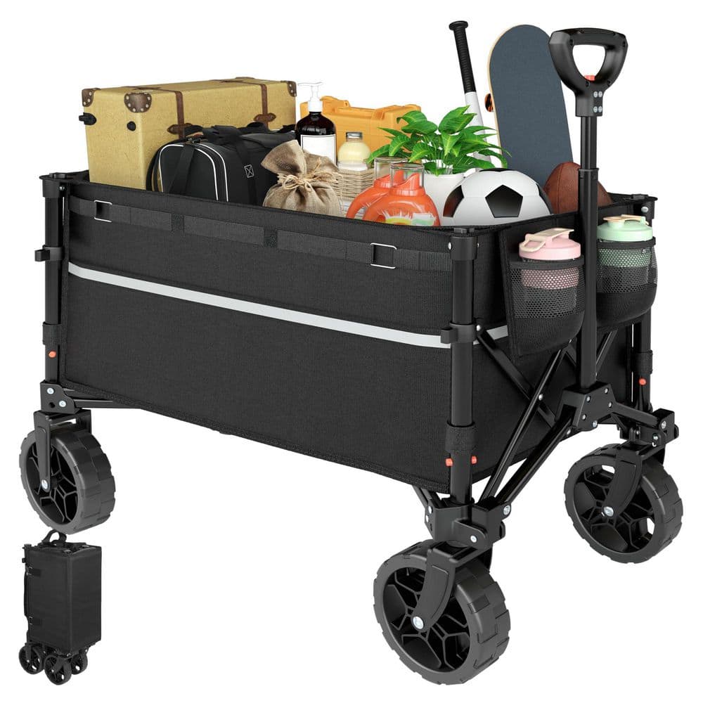 Collapsible Wagon Cart with Wheels for Outdoor Sport - Hercitys