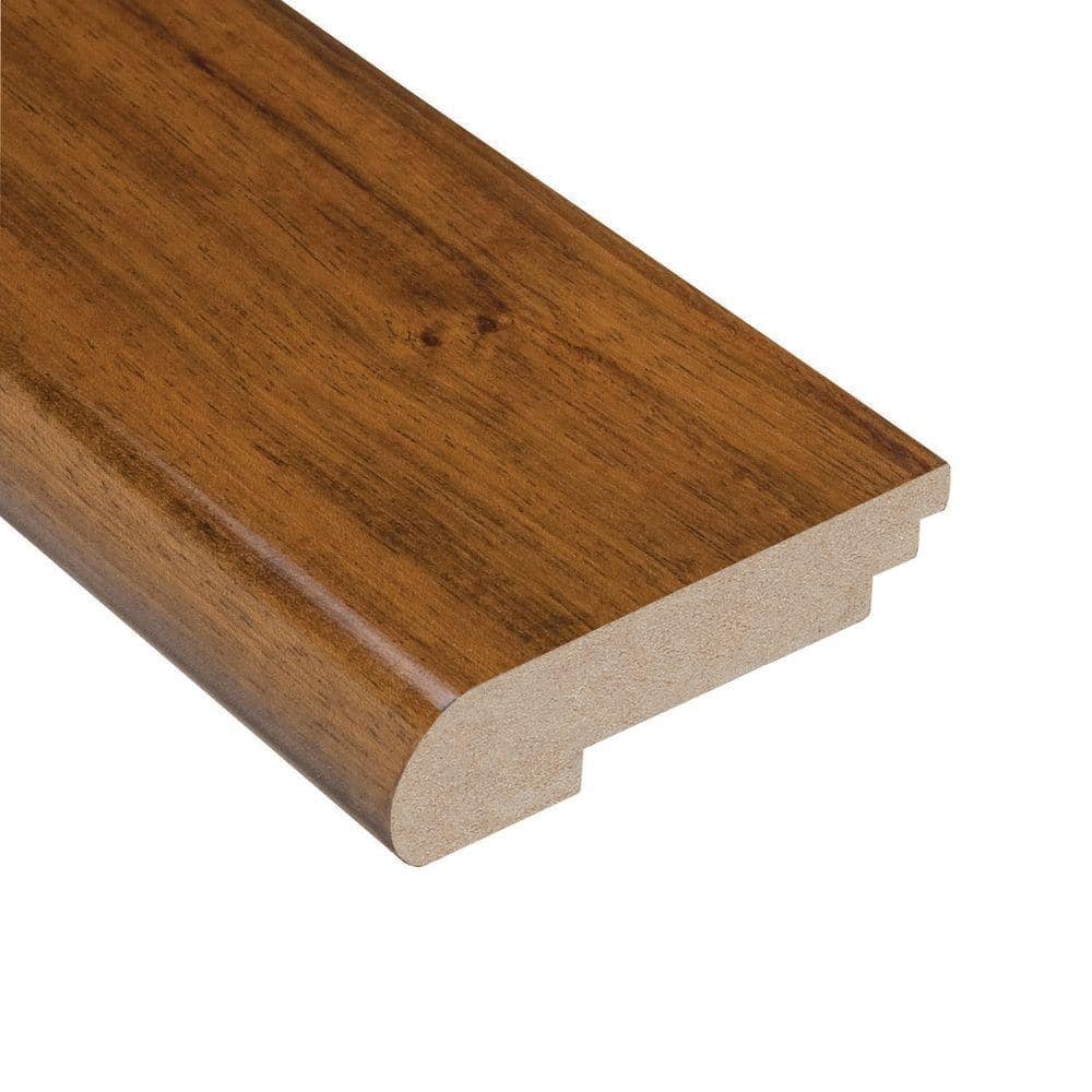 Brazilian Chestnut 3/4 in. Thick x 3-3/8 in. Wide x 78 in. Length Stair Nose Molding - Hercitys