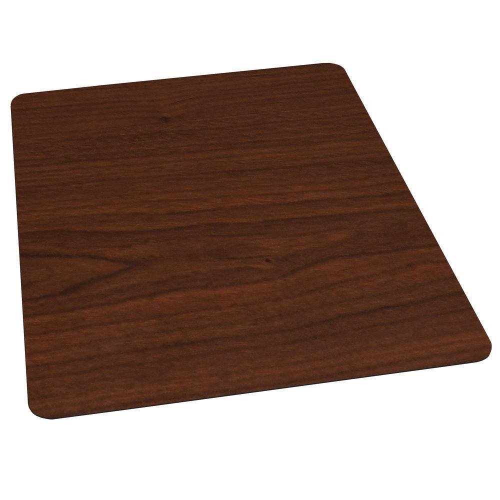 Trendsetter Rectangle Chair Mat for Hard Floors 36 in. x 48 in. Dark Cherry Woodgrain - Hercitys