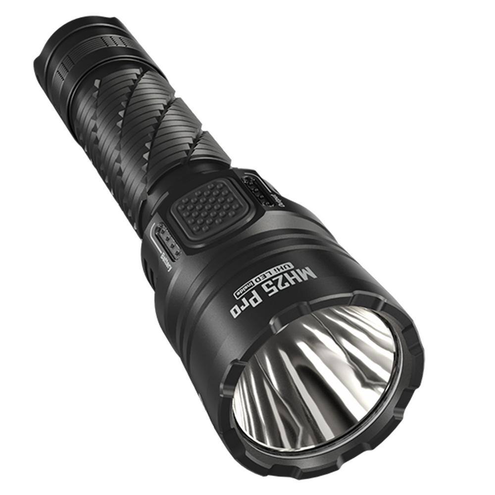 Long Throw 3300 Lumens LED USB-C Rechargeable Tactical Flashlight - Hercitys